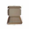 Self Lock Corrugated Box - 6.1x4x1.2 Inch